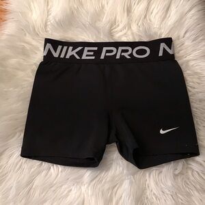 Nike Pro Kids Black Training Shorts